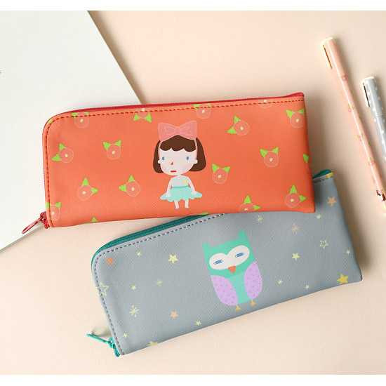 Romane Hellogeeks from the forest zipper pencil case