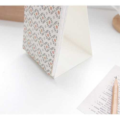 Iconic Wirebound pattern To do list desk notepad