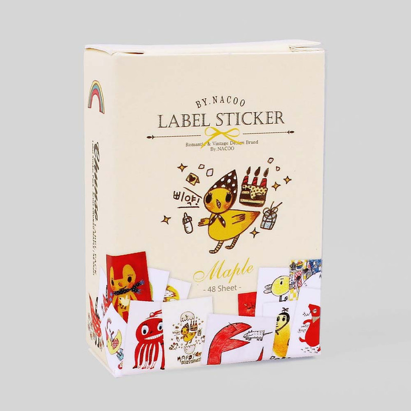 Nacoo Maple Label Sticker Pack Nacoo Maple Label Sticker Pack