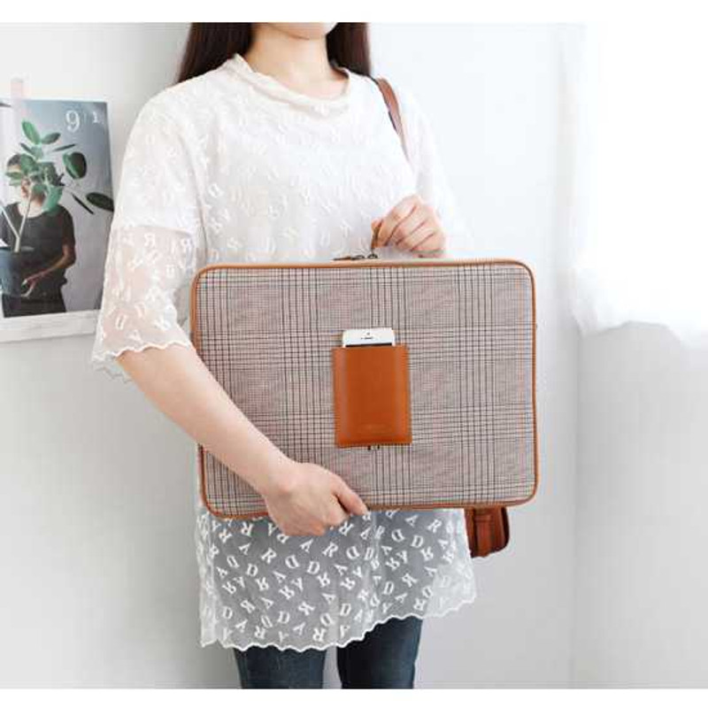 Indigo The Basic canvas laptop pouch case 15 inch ver.2 Indigo The Basic canvas laptop pouch case 15 inch ver.2