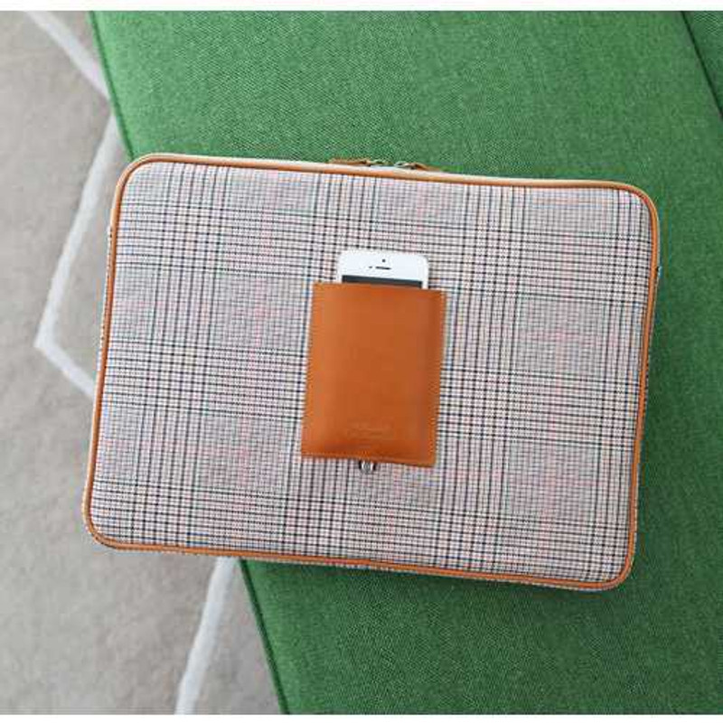 Indigo The Basic canvas laptop pouch case 15 inch ver.2 Indigo The Basic canvas laptop pouch case 15 inch ver.2