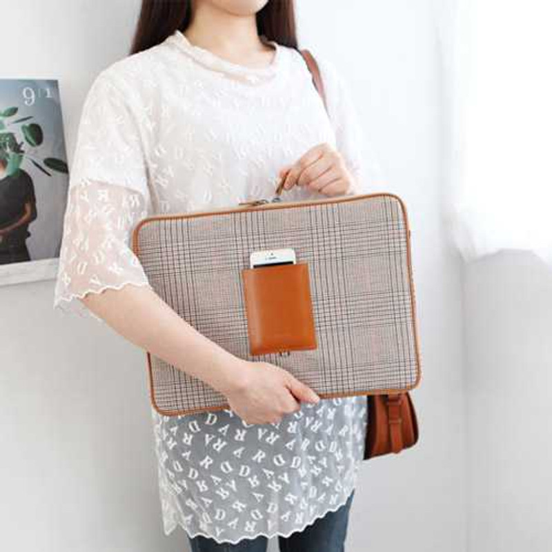 Indigo The Basic canvas laptop pouch case 13 inch ver.2