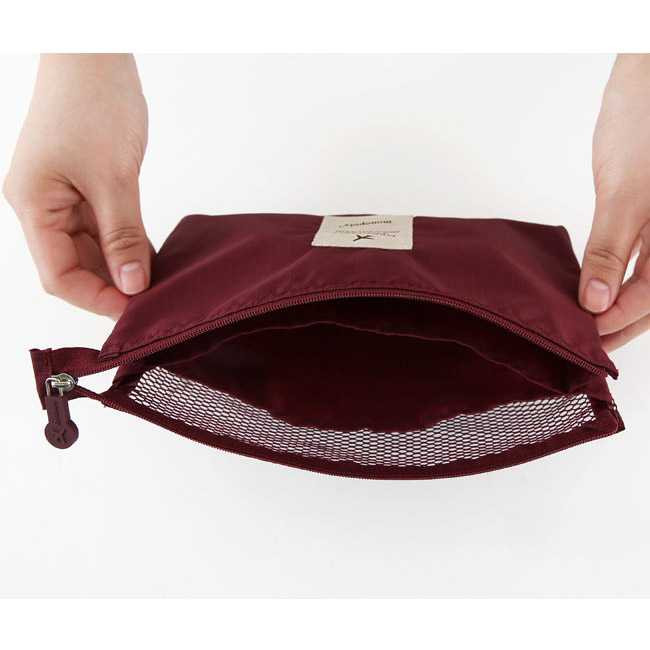 Monopoly Travel mesh large zipper pouch ver.2