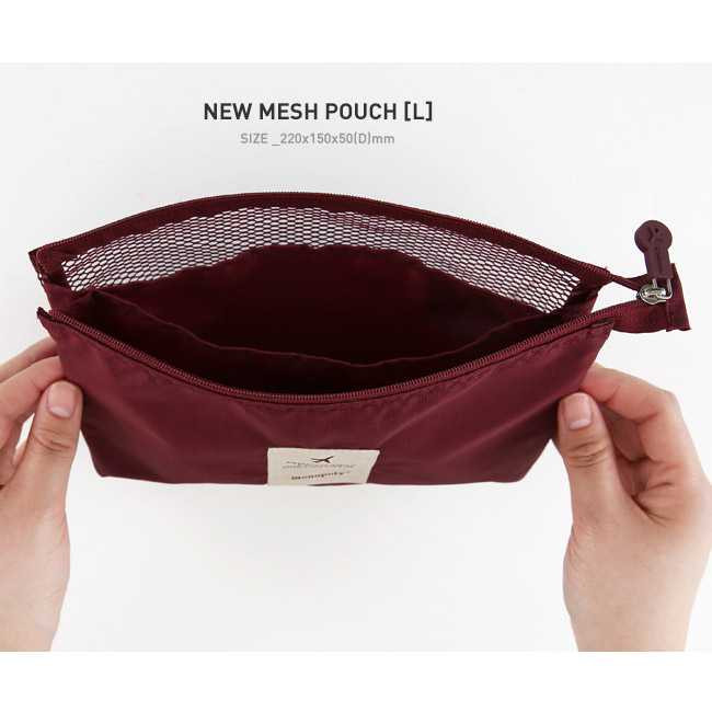 Monopoly Travel mesh large zipper pouch ver.2