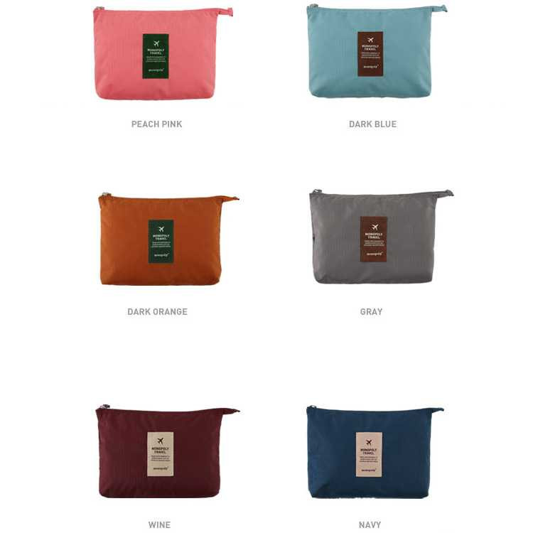 Monopoly Travel mesh large zipper pouch ver.2