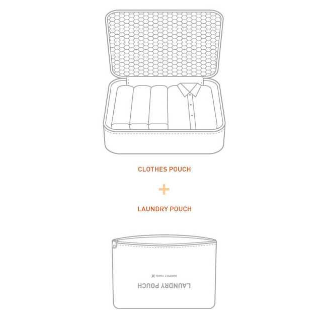 Monopoly Travel clothes mesh bag packing aids - Medium