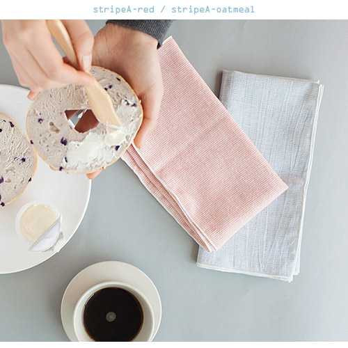 Livework Stripe pattern cotton handkerchief hankie