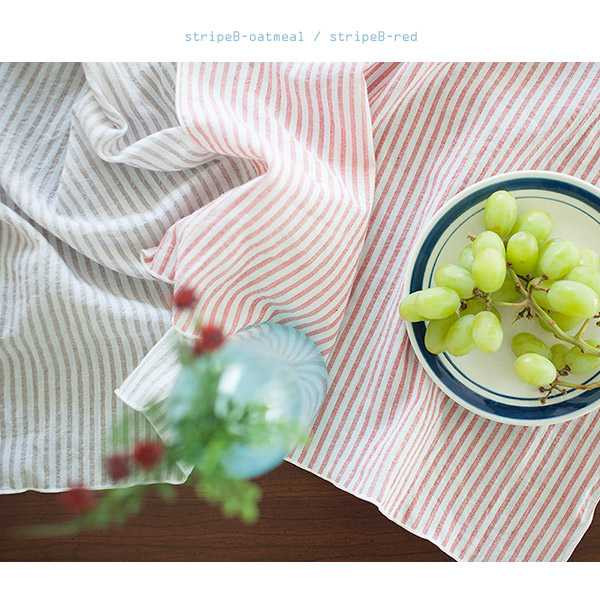Livework Stripe pattern cotton handkerchief hankie
