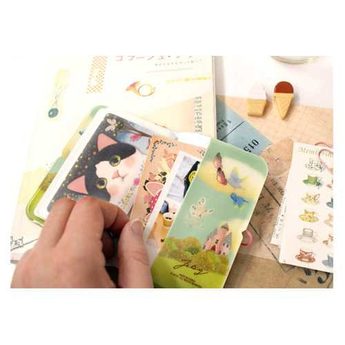 Jetoy Choo Choo cat play pocket card case holder