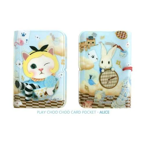 Jetoy Choo Choo cat play pocket card case holder