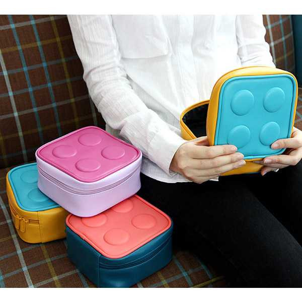 After The Rain Block cosmetic beauty bag pouch