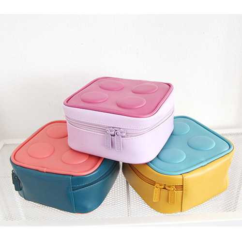 After The Rain Block cosmetic beauty bag pouch
