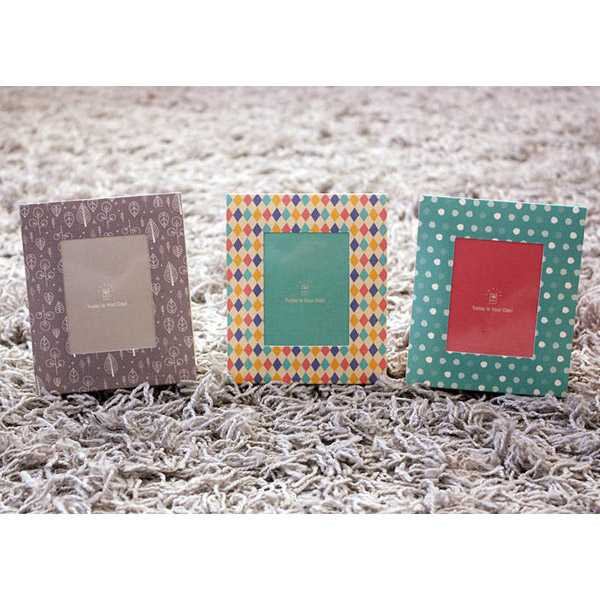 After The Rain Pattern photo frame message card