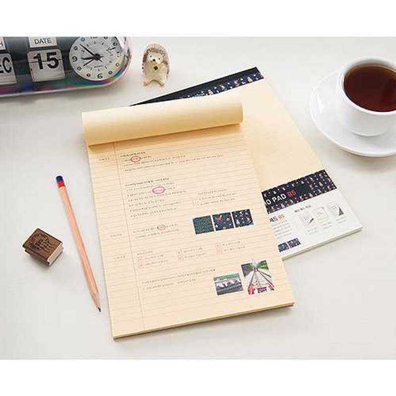 Ardium Stylish Pattern B5 memo pad notebook Ardium Stylish Pattern B5 memo pad notebook