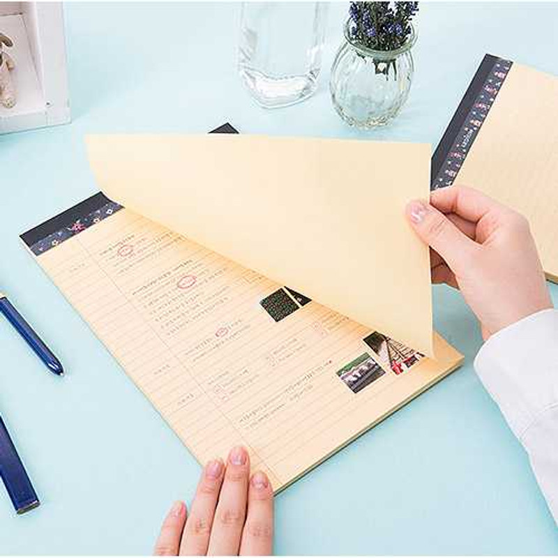 Ardium Stylish Pattern B5 memo pad notebook Ardium Stylish Pattern B5 memo pad notebook