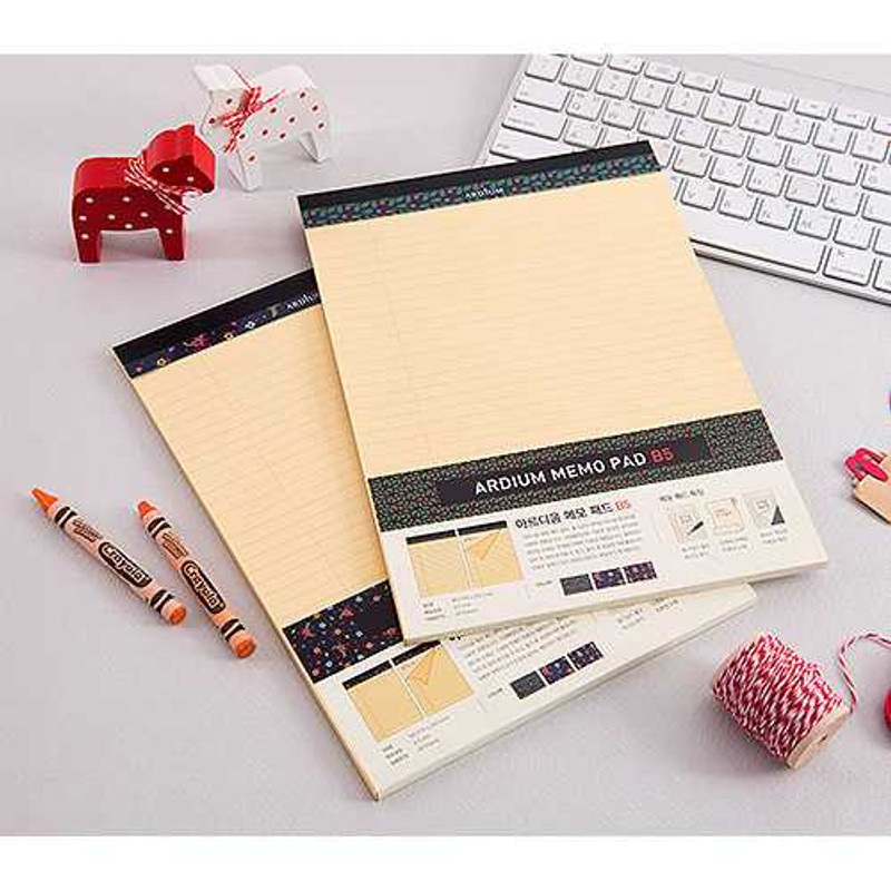 Ardium Stylish Pattern B5 memo pad notebook Ardium Stylish Pattern B5 memo pad notebook