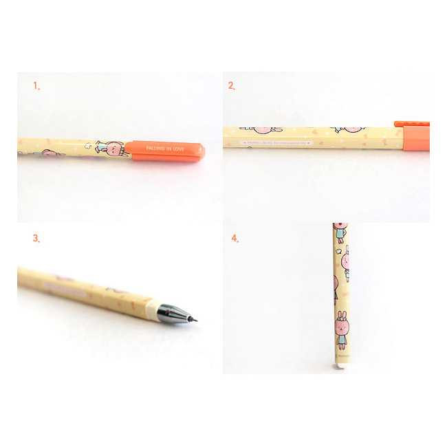 Romane MOMOs blog pattern color gel pen 0.35mm SET