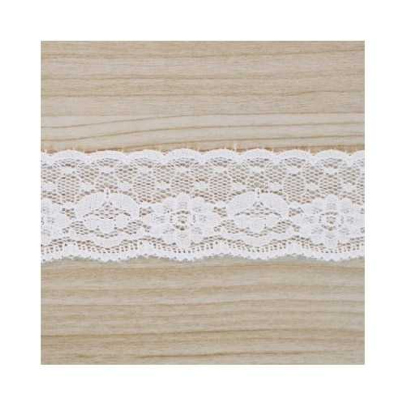 J&Bobbin Adhesive deco white cotton lace roll tape - 30 J&Bobbin Adhesive deco white cotton lace roll tape - 30