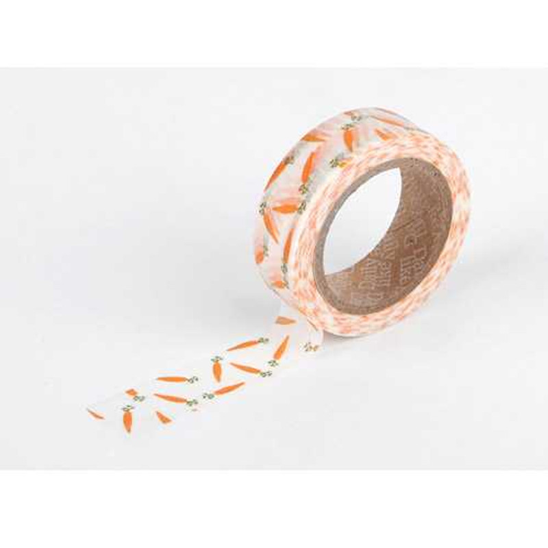 Dailylike 0.59X11yd deco Masking tape single - carrot Dailylike 0.59X11yd deco Masking tape single - carrot