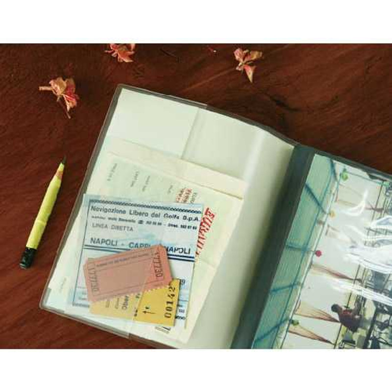 Moods&Views Cool gray pattern instax mini photo album (Cinq)