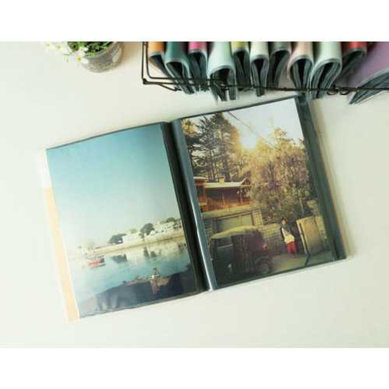 Moods&Views Cool gray pattern 5X7 photo album