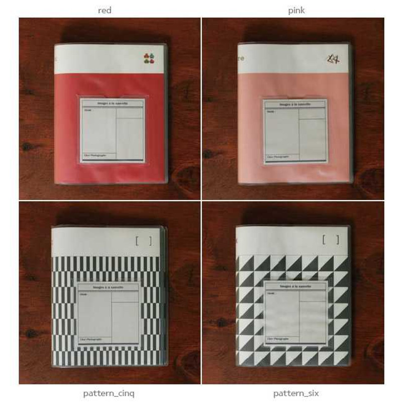 Moods&Views Cool gray pattern 5X7 photo album