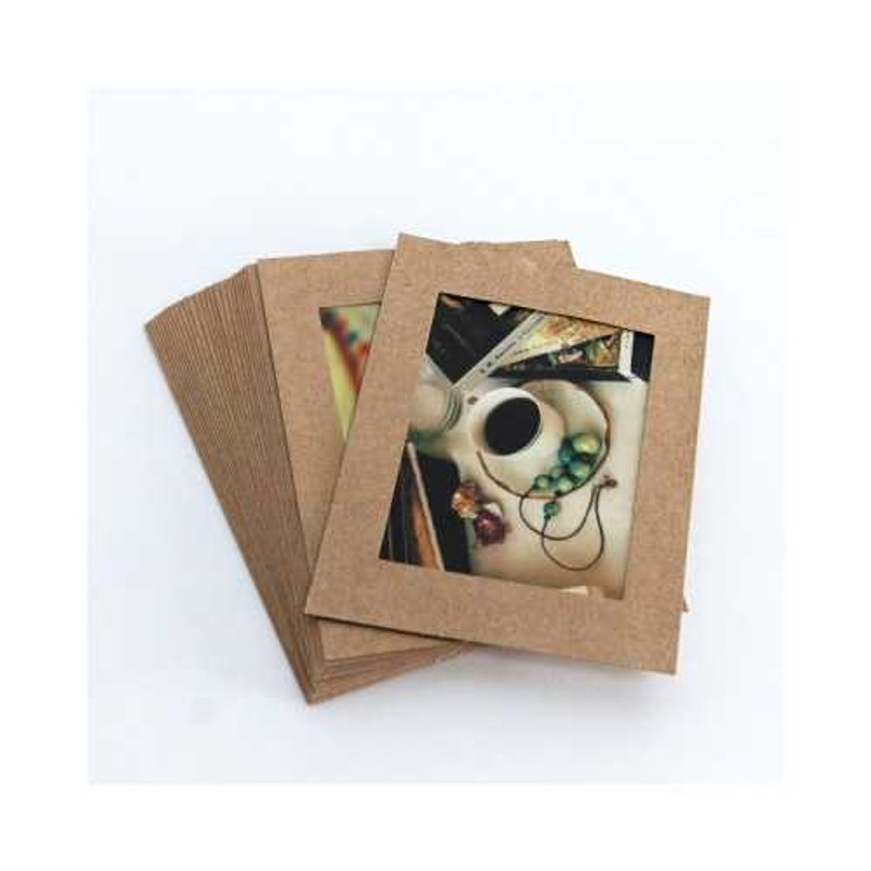 Moods&Views 4X6 Kraft paper photo frame set of 30 sheets