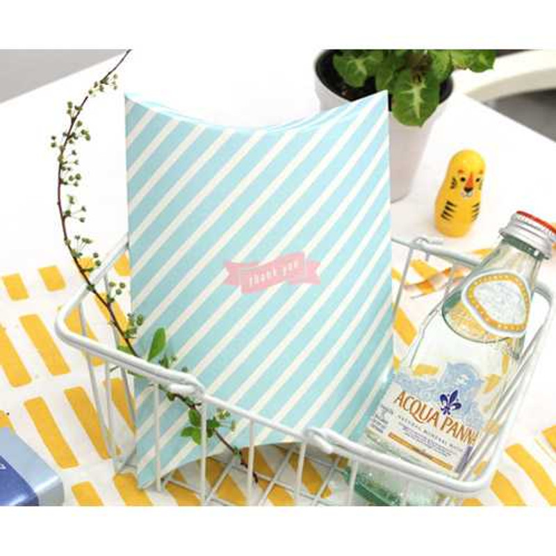 PlanD Thank you pattern gift paper box set of 4