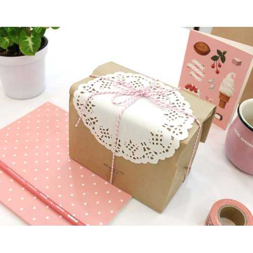 PlanD Kraft gift paper bag set