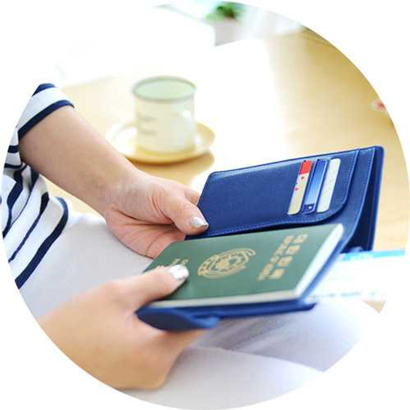 Jam studio Lovelyborn RFID blocking travel passport wallet Jam studio Lovelyborn RFID blocking travel passport wallet