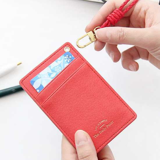 Gunmangzeung Life is simple flat card holder case