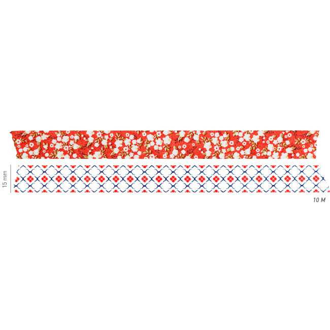 Iconic 0.59X11yd pattern washi masking tape set 09