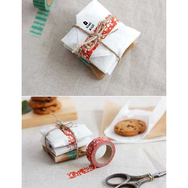 Iconic 0.59X11yd pattern washi masking tape set 09