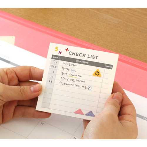 PlanD Check your life Checklist memo note