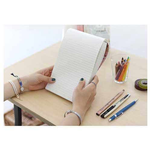 Indigo Willow story pattern lined notepad 360 pages