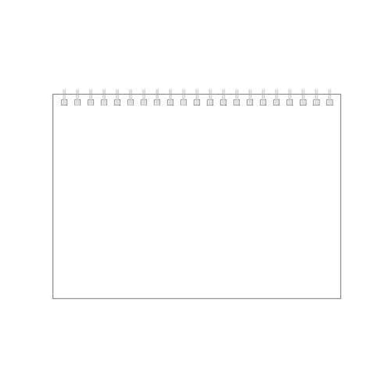 Indigo Willow story pattern lined drawing wirebound notebook