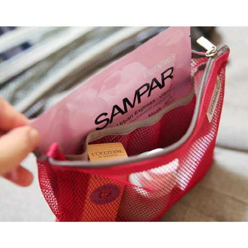 Byfulldesign Travelus Medium slim mesh pouch ver.2