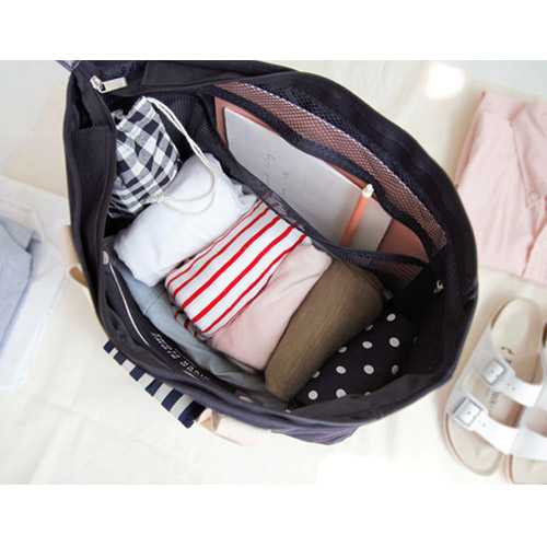 Iconic Travel large tote bag with bottom compartment