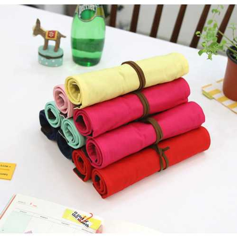 PlanD Colorful handmade roll pencil case pen pouch PlanD Colorful handmade roll pencil case pen pouch