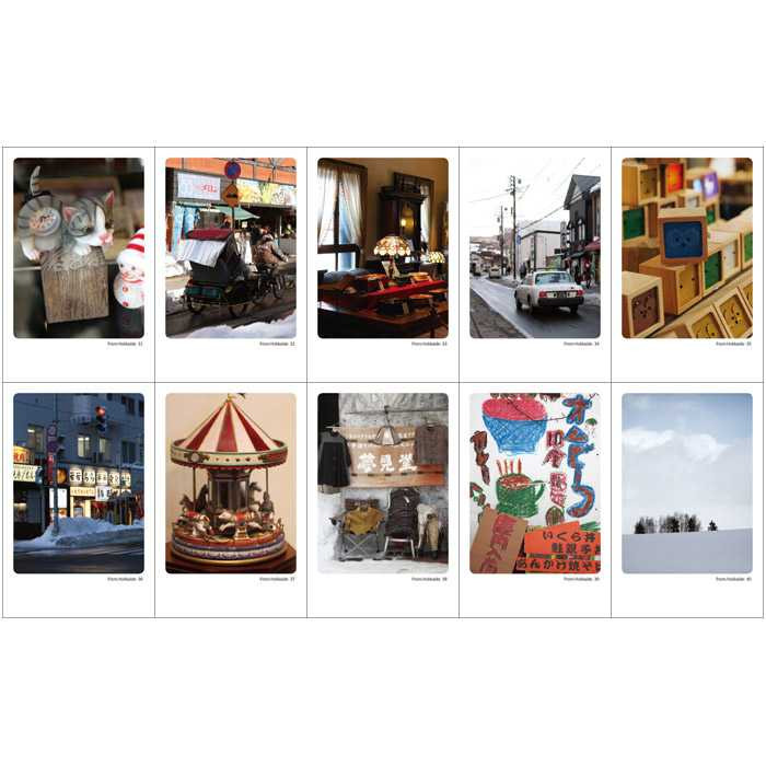 Indigo Hokkaido photo mini postcard set