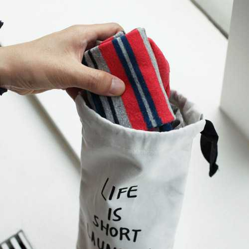 2NUL Cotton laundry drawstring pouch - Small 2NUL Cotton laundry drawstring pouch - Small