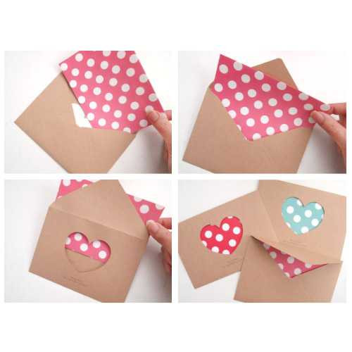 2Young Heart letter paper and kraft envelope set