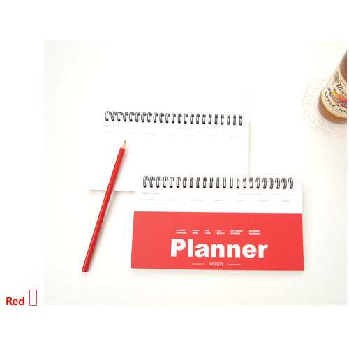 2young Wirebound 7days weekly planner scheduler