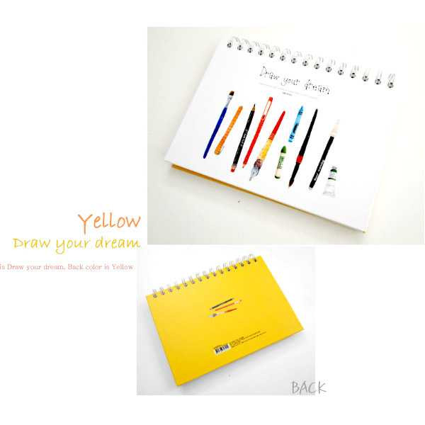 2young Wirebound draw your dream drawing notebook