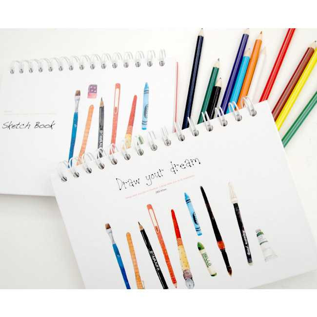 2young Wirebound draw your dream drawing notebook