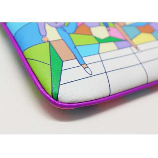 Oohlala Aurore stained glass cosmetic second pouch bag