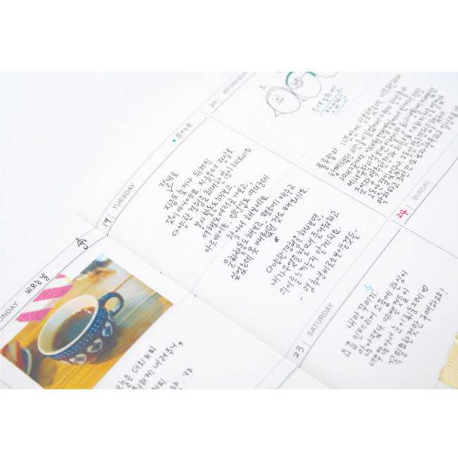 Dash and dot Slim weekly planner A6 Size