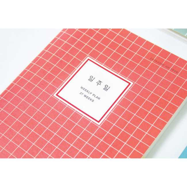Dash and dot Slim weekly planner A6 Size
