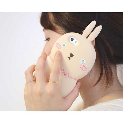 Romane Monomate cute rabbit iPhone 5/5S jelly case