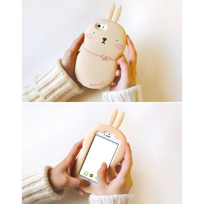 Romane Monomate cute rabbit iPhone 5/5S jelly case